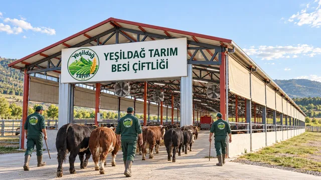 Çiftlikten bir görünüm